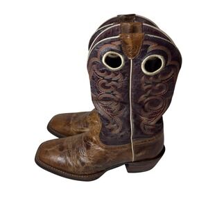 Ariat Crossfire Buckaroo Boots Men's Size 9.5D Brown Leather Western 10010290